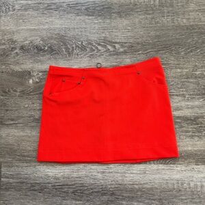 Urban Outfitters Vibrant Red/Orange Women's Skirt